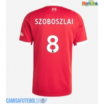 Camisa de time de futebol Liverpool Dominik Szoboszlai #8 Replicas 1º Equipamento 2025-26 Manga Curta